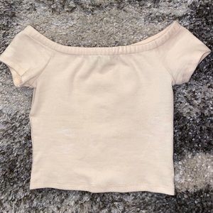Off Shoulder crop top